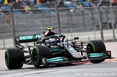 A cause d’Hamilton, Bottas n’a pas pu faire un 2e tour rapide en slicks