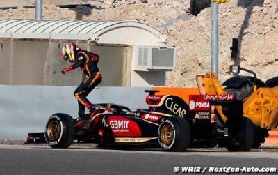 Lotus&nbsp;: La journée de Maldonado gâchée par un échappement