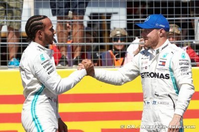 Bottas says title battle ’between me and Lewis’