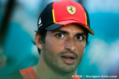 Malgré ses difficultés, Sainz affirme être à l’aise dans sa Ferrari SF-23 
