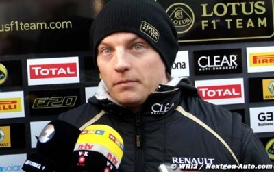 Raikkonen&nbsp;: la Lotus E20 est rapide...