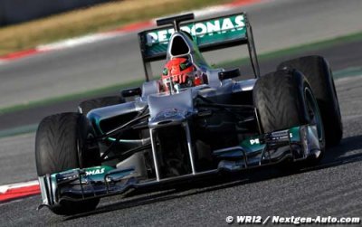 Schumacher est de plus en plus confiant pour 2012