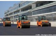 Final layer of asphalt at the Sochi Autodrom to be completed today