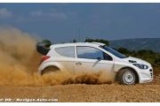 Premiers essais de la Hyundai i20 WRC sur terre