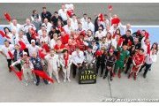 WTCC drivers in support of Jules Bianchi