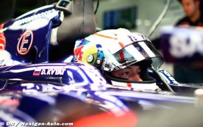 Kvyat tacle sèchement Vergne
