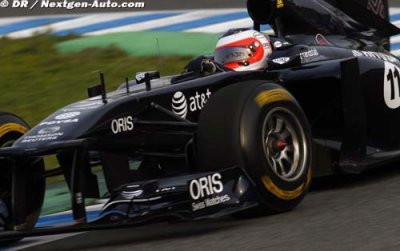 Williams dément avoir roulé sous le poids