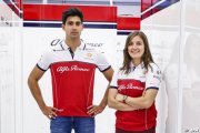 Tatiana Calderón and Juan Manuel Correa lined up for Paul Ricard test