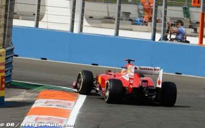 Ferrari en essais aérodynamiques à Idiada