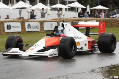 Ricciardo et Norris ont adoré la McLaren MP4-5B de 1990 à Goodwood