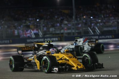 Palmer vise bien le baquet Williams