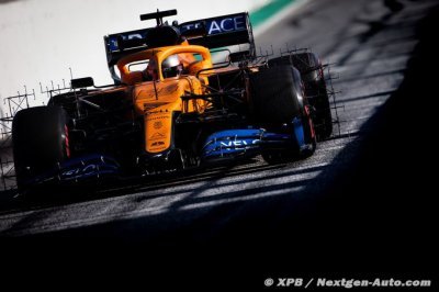 McLaren F1 a évalué des nouvelles pièces aéro aujourd’hui