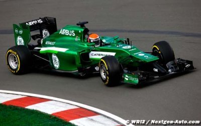Caterham&nbsp;: Rossi satisfait de ses Libres 1 à Montréal