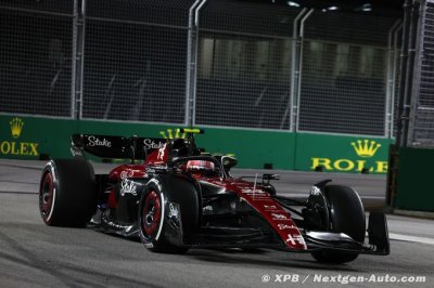 Alfa Romeo F1 ’n’avait pas assez de rythme’ à Singapour