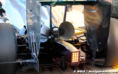 Rosberg&nbsp;: L’échappement en trompette, ça ne marche pas