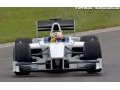 Giorgio Pantano at the wheel of the GP2/11 car