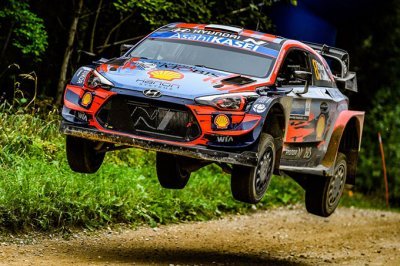 WRC Estonia, saturday, mid-day: Tänak and Hyundai trio on top in Estonia