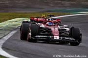 Les pilotes Alfa Romeo F1 ont chaussé les pneus slicks trop tard