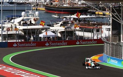Le F-duct est arrivé à maturité chez Force India
