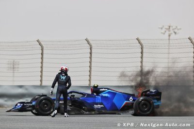 Williams F1&nbsp;: L’incendie sur les freins découle d’une erreur ’bête’