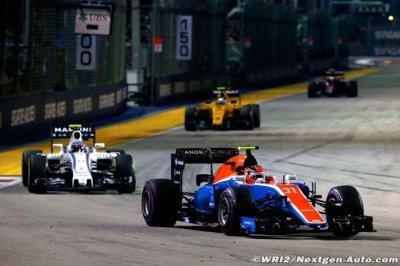 Manor a ’encore laissé tomber’ Ocon à Singapour