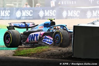 Alpine F1 démarre du mauvais pied et avec un crash à Suzuka