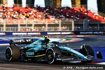 Alonso&nbsp;: Ferrari est ’hors de portée’ d’Aston Martin F1