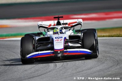 Haas F1 a connu une première journée contrariée à Barcelone