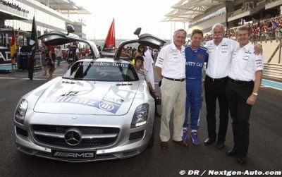 Safety car notched up milestone in Abu Dhabi