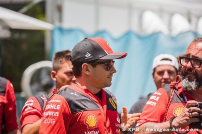 Leclerc ne pense pas que la F1 sera gênée par le tournage du film de Brad Pitt