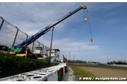 Suzuka installe une nouvelle grue suite à l'accident de Bianchi