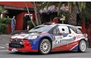 Kubica au sommet avant l'enfer aux Canaries