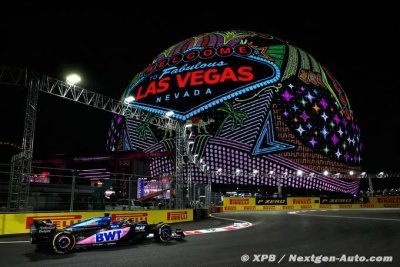 Las Vegas, EL1&nbsp;: Un problème sur le Strip stoppe les F1 après 10 minutes
