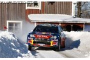 The Citroën DS3 WRCs in hot pursuit