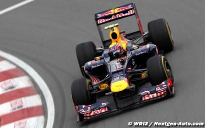 Webber a du mal avec la dernière chicane