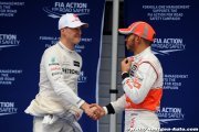 Hamilton révèle son admiration envers Schumacher