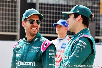 Aston Martin F1&nbsp;: Stroll note une ’bonne synergie’ avec Vettel