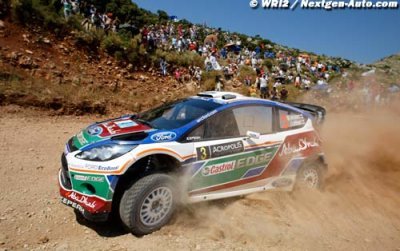 Hirvonen claims podium finish for Ford