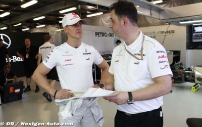 Stewart tips Schumacher to race beyond 2012