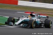 Silverstone, FP3 : Hamiton hits the front in rain-affected final practice