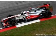 McLaren F-duct working well at fast Sepang