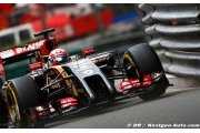 Les Lotus en difficulté à Monaco