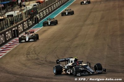 5e de la course, Gasly est triplement ravi pour AlphaTauri, Honda et Verstappen