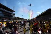 Vettel s'agace que la F1 'cède' pour les survols d'avions
