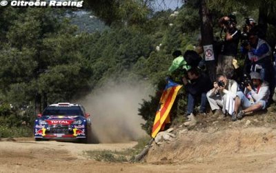 Saturday midday wrap: Loeb holds lead in Sardinia