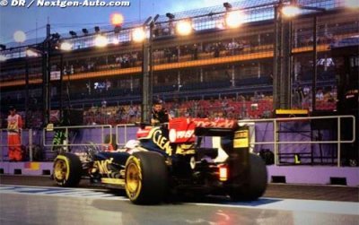 Romain Grosjean retrouve un peu le sourire