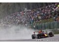 Belgique, EL3 : Verstappen en tête, la pluie s'invite à Spa
