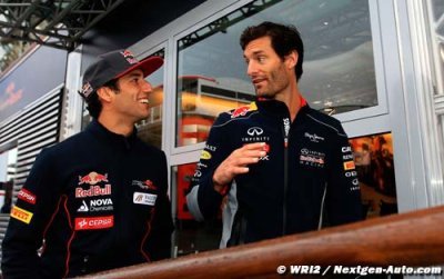 Webber reveals Ricciardo is Red Bull successor