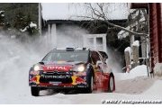 Premier podium d'Hirvonen avec Citroën
