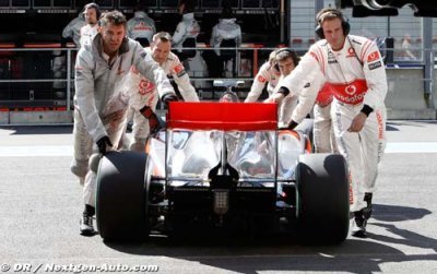 McLaren strong at Monza with big rear wing